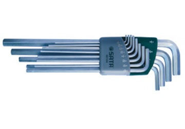 Bộ Lục Giác Dài Hệ Inch SATA 09104 12 Chi Tiết Chính Hãng - hình ảnh sản phẩm thực tế 1