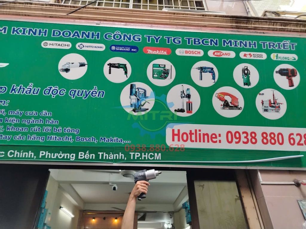 Súng Siết Bu Lông 2 Búa Yunica YW-988 Chính Hãng Có Sẵn Tại Minh Triết - hình ảnh sản phẩm thực tế 2