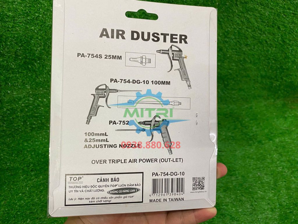 Súng xì khô xịt hơi đầu dài TOP DG-10 - hình ảnh sản phẩm thực tế 4