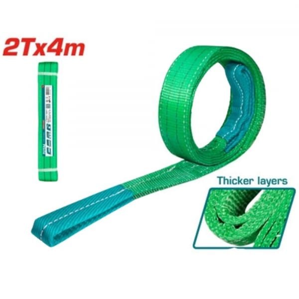 Dây cáp vải cẩu hàng 2T x 4m Total THTWS0204 - hình ảnh sản phẩm thực tế 1