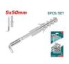 Ảnh thu nhỏ Bộ 6 tắc kê và vít móc chữ L 5.0x50mm Total WJSPK5032 1