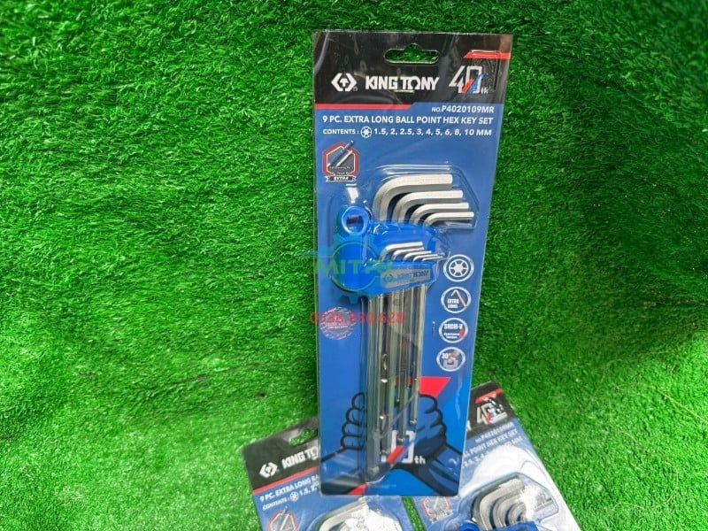 Bộ Lục Giác Đầu Bi Dài Kingtony 20109MR 9 Chi Tiết 1.5–10mm Chính Hãng - hình ảnh sản phẩm thực tế 10