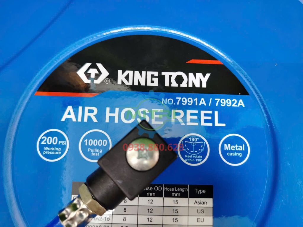 Cuộn Dây Hơi Tự Rút Kingtony 7991A Chính Hãng Có Sẵn Tại Minh Triết - hình ảnh sản phẩm thực tế 10