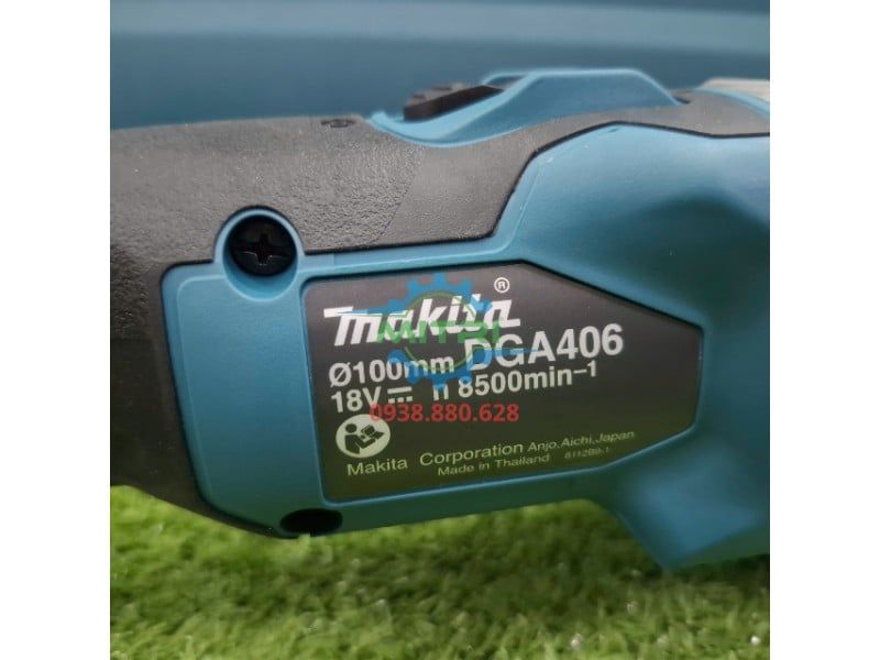 Máy Mài Góc Dùng Pin 100mm Makita DGA406RTE 18V Chính Hãng - hình ảnh sản phẩm thực tế 8