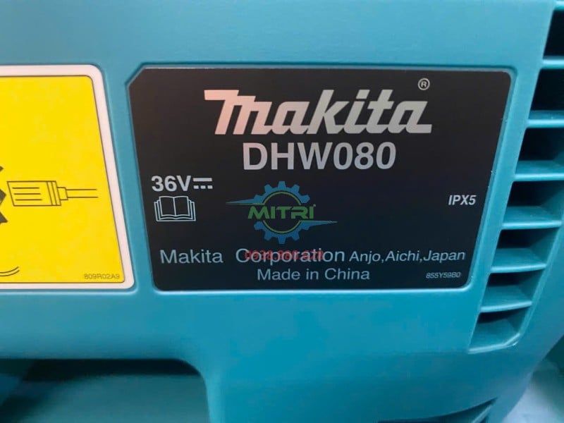 Máy Xịt Rửa Áp Lực Cao Dùng Pin Makita DHW080ZK Chính Hãng – 18Vx2, 80 Bar - hình ảnh sản phẩm thực tế 6