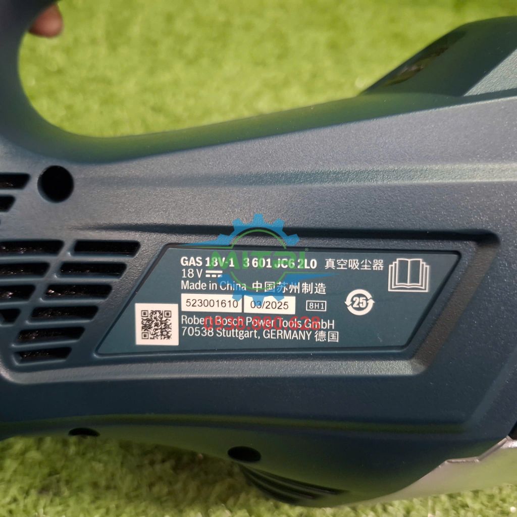 Máy Hút Bụi Dùng Pin Bosch GAS 18V-1 Chính Hãng – Bộ 2 Pin 2.0Ah + 1 Sạc - hình ảnh sản phẩm thực tế 7