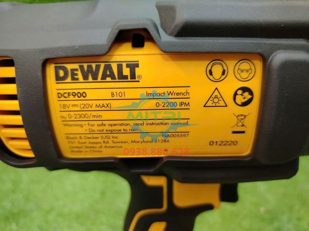Máy siết bu lông 18/20V DeWalt DCF900N-B1 Có Hàng Sẵn Tại Minh Triết - hình ảnh sản phẩm thực tế 3