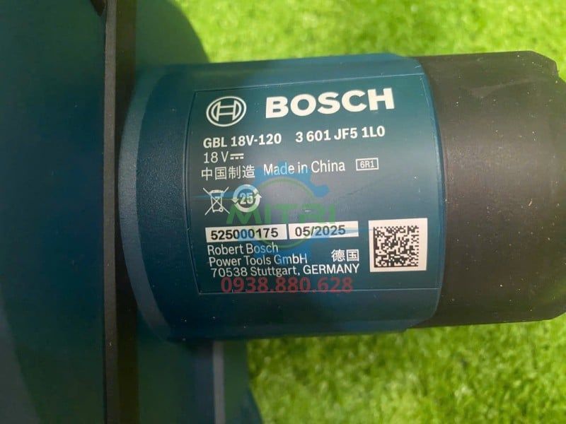 Máy Thổi Khí Bosch GBL18V-120 Combo Kèm 2 Pin 2.0Ah Và Sạc Chính Hãng - hình ảnh sản phẩm thực tế 2