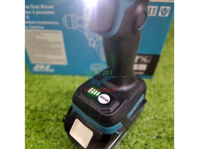 Máy thổi bụi dùng pin 18V Makita DAS180RTJ chính hãng – Bộ 2 pin 5.0Ah và 1 sạc - hình ảnh sản phẩm thực tế 6