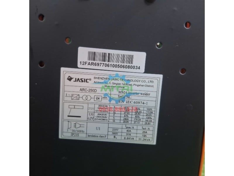 Máy Hàn Que Jasic ARC 250D Chính Hãng – Hàn Khỏe, Dễ Dùng, Giá Tốt - hình ảnh sản phẩm thực tế 8