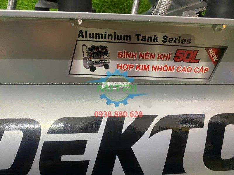 Máy Nén Khí Không Dầu Bình Nhôm Dekton DK-AC3950PROMAX Chính Hãng - hình ảnh sản phẩm thực tế 5