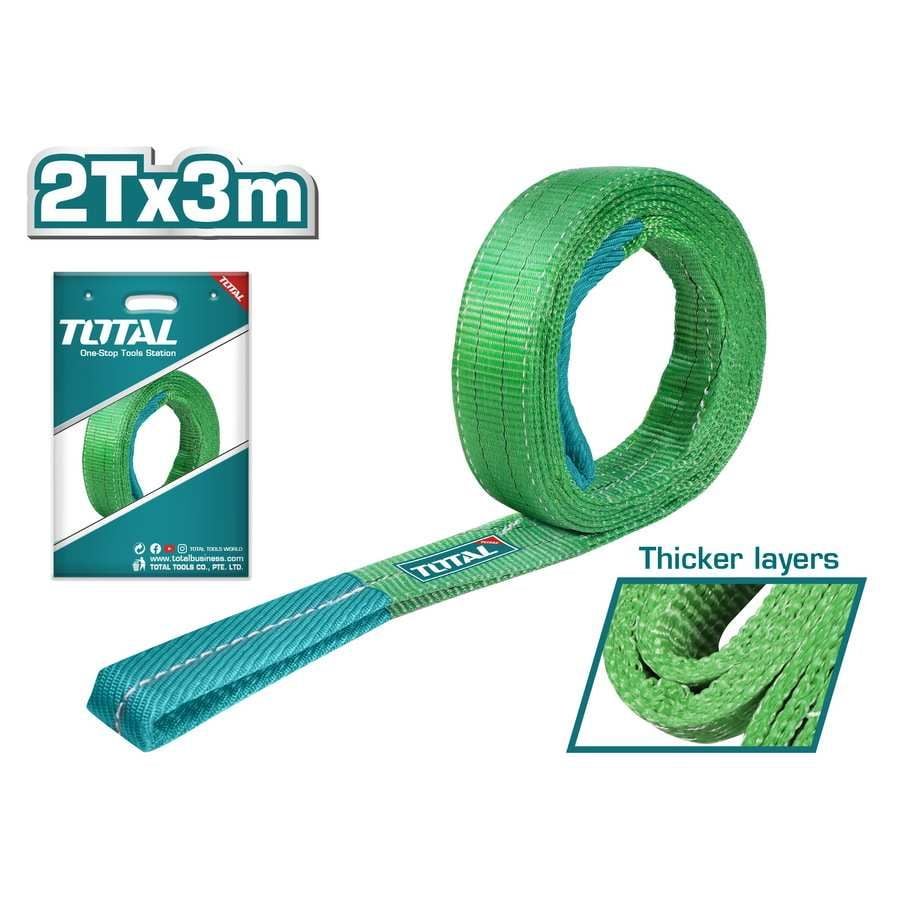 Dây cáp vải cẩu hàng 2T x 3m Total THTWS0203 - hình ảnh sản phẩm thực tế 1