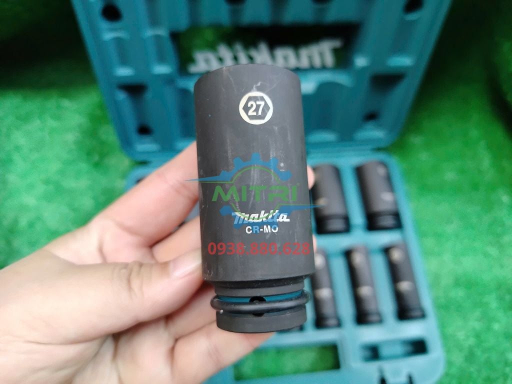 Bộ tuýp Impact Black dài cốt 14 chi tiết 1/2" Makita E-16586 - hình ảnh sản phẩm thực tế 6