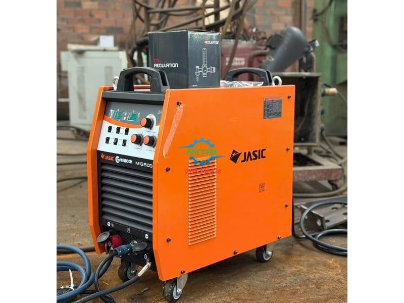 Máy Hàn Bán Tự Động Jasic MIG-500 J8110 Có Sẵn Tại Minh Triết Đang Bàn Giao Cho Khách - hình ảnh sản phẩm thực tế 5