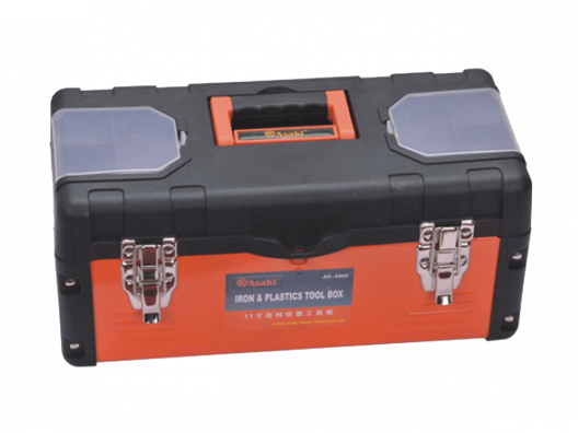 Thùng Đồ Nghề Vỏ Nhựa, Đáy Sắt  ASAKI AK-9966 - hình ảnh sản phẩm thực tế 1