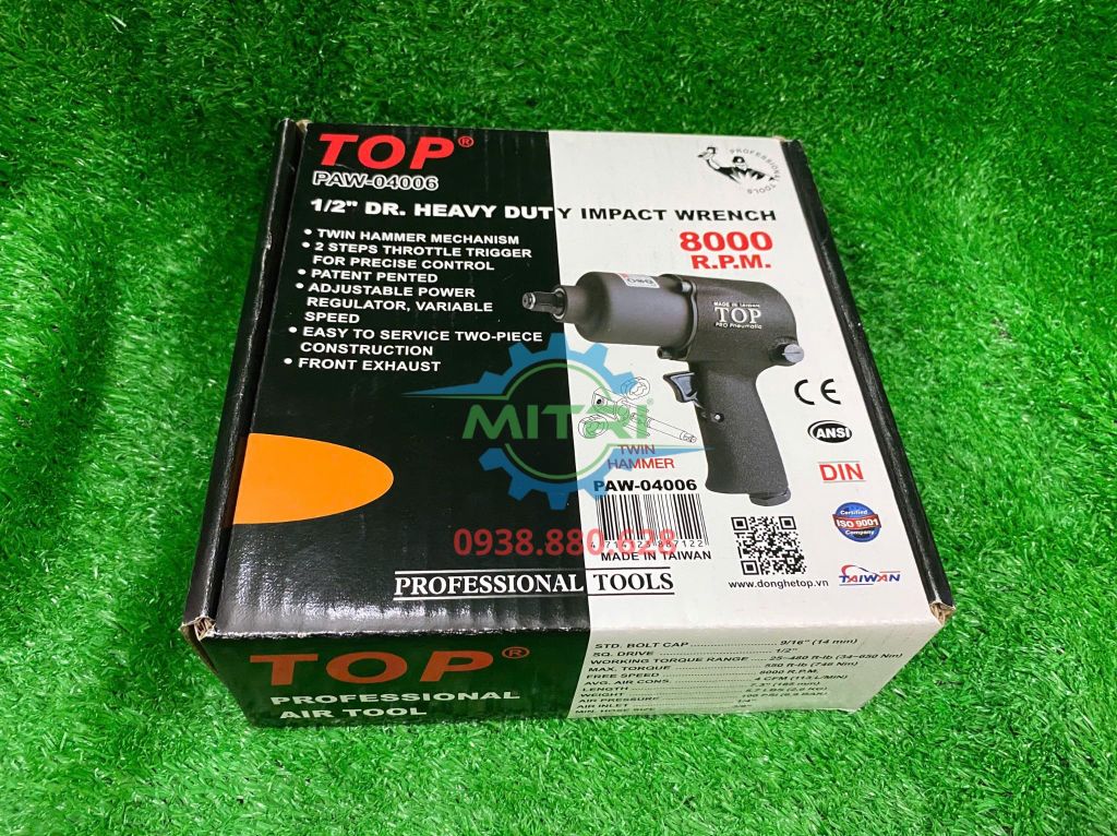 Súng Mở Ốc 2 Búa TOP PAW-04006 – 1/2" - hình ảnh sản phẩm thực tế 4