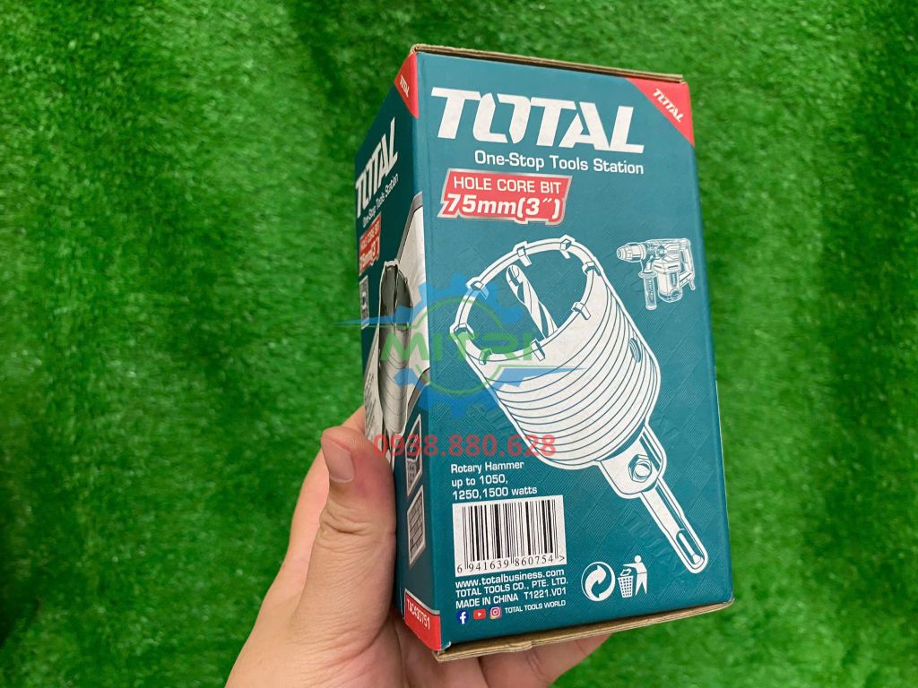 Mũi khoan khoét lỗ bê tông Total 75mm 3 inch TACA30751 - hình ảnh sản phẩm thực tế 5