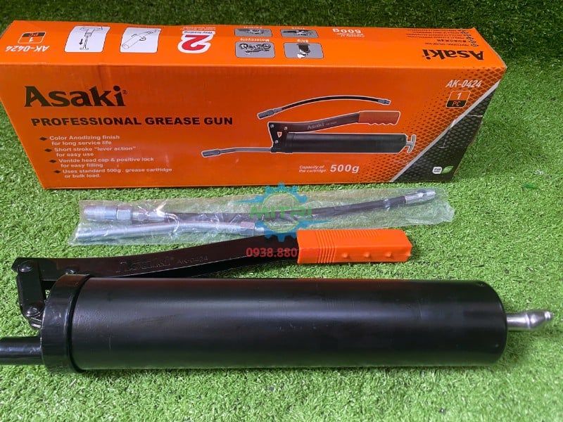 Súng Bơm Mỡ ASAKI AK-0424 - hình ảnh sản phẩm thực tế 3