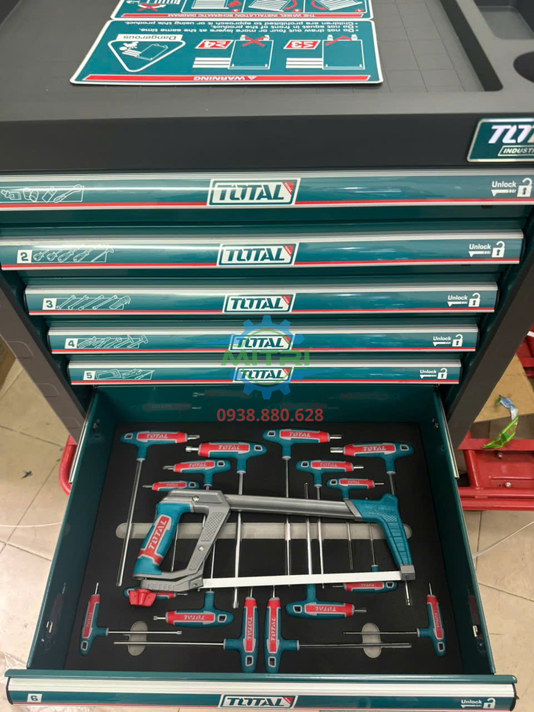 Tủ Đồ Nghề 7 Ngăn 328 Chi Tiết Total THPTCS73281 - hình ảnh sản phẩm thực tế 3
