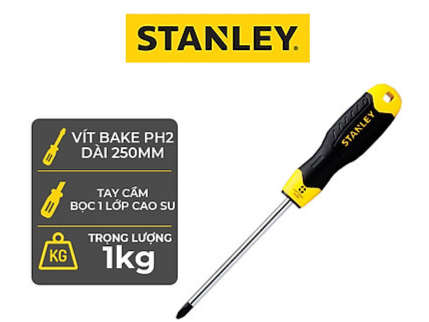 PH2x250mm Tuốc nơ vít bake Stanley STMT60813-8 - hình ảnh sản phẩm thực tế 1