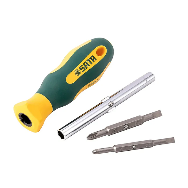 Tuốc Nơ Vít Đa Năng 6 Trong 1 SATA 09347 Chính Hãng - hình ảnh sản phẩm thực tế 1