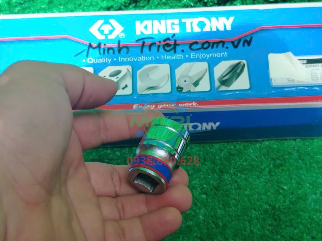 Tuýp 1/2 inch hệ mét 12 cạnh KINGTONY 433019M - hình ảnh sản phẩm thực tế 2