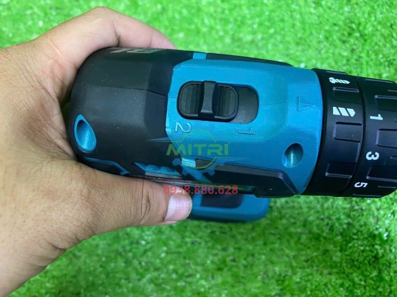 Máy Khoan Búa Vặn Vít Dùng Pin Makita DHP459Z Kèm 2 Pin 3.0Ah Và 1 Sạc Chính Hãng Tại Minh Triết - hình ảnh sản phẩm thực tế 8