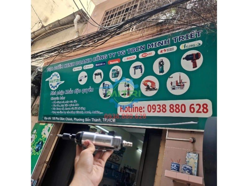 Máy Vặn Vít Dùng Hơi Yunica YD-4.5F Chính Hãng – Phù Hợp Bắt Vít 4–5mm - hình ảnh sản phẩm thực tế 3