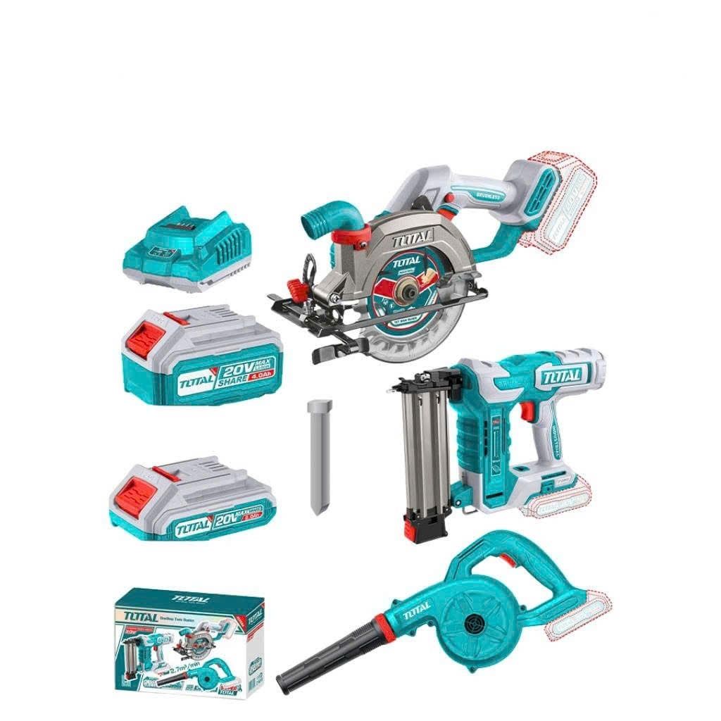 Combo Máy Cưa Đĩa TSLI1402 + Máy Thổi TABLI20028 + Máy Bắn Đinh TBNLI5005 Total TOSLI240683 - hình ảnh sản phẩm thực tế 1