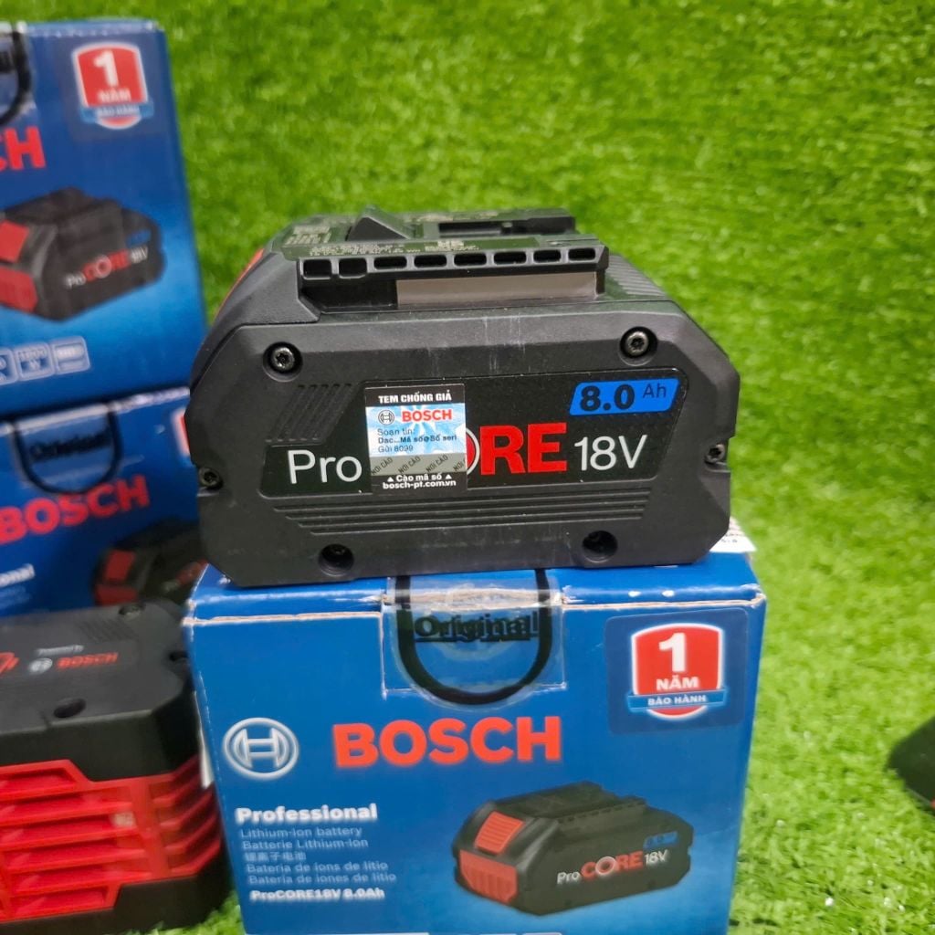 Pin Bosch PROCORE 18V 8.0Ah Chính Hãng – Pin Dung Lượng Cao Cho Máy Bosch 18V - hình ảnh sản phẩm thực tế 6