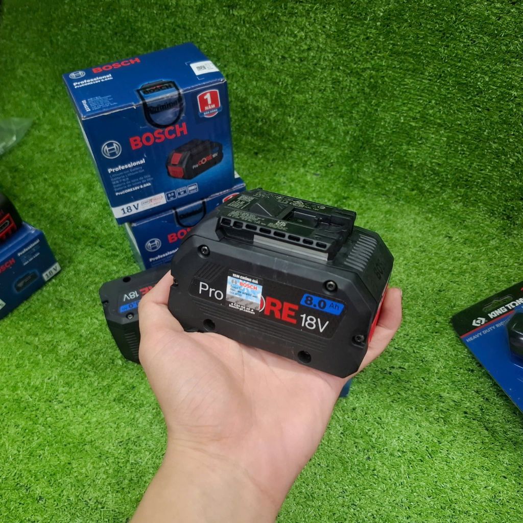 Pin Bosch PROCORE 18V 8.0Ah Chính Hãng – Pin Dung Lượng Cao Cho Máy Bosch 18V - hình ảnh sản phẩm thực tế 5