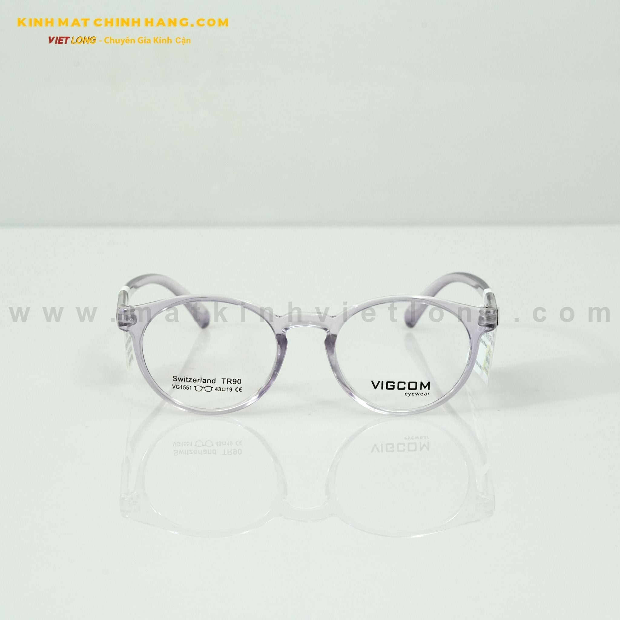  GỌNG KÍNH VIGCOM VG1551-K7 43-19 