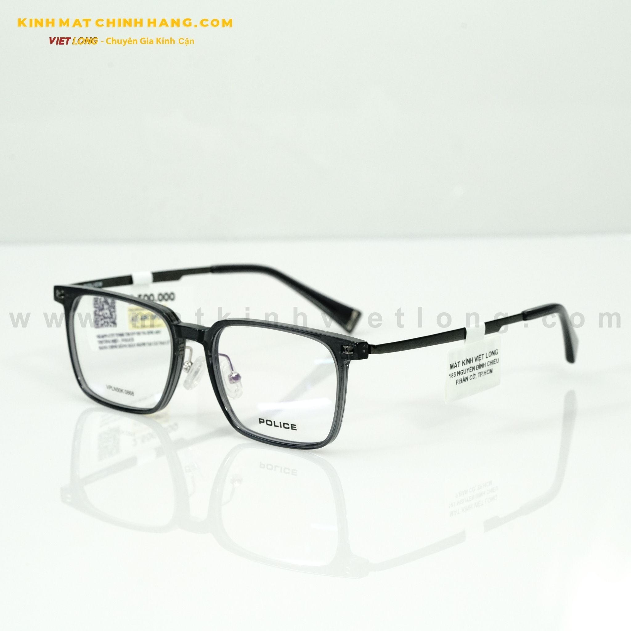  GỌNG KÍNH POLICE VPLN50K-0868 53-18 