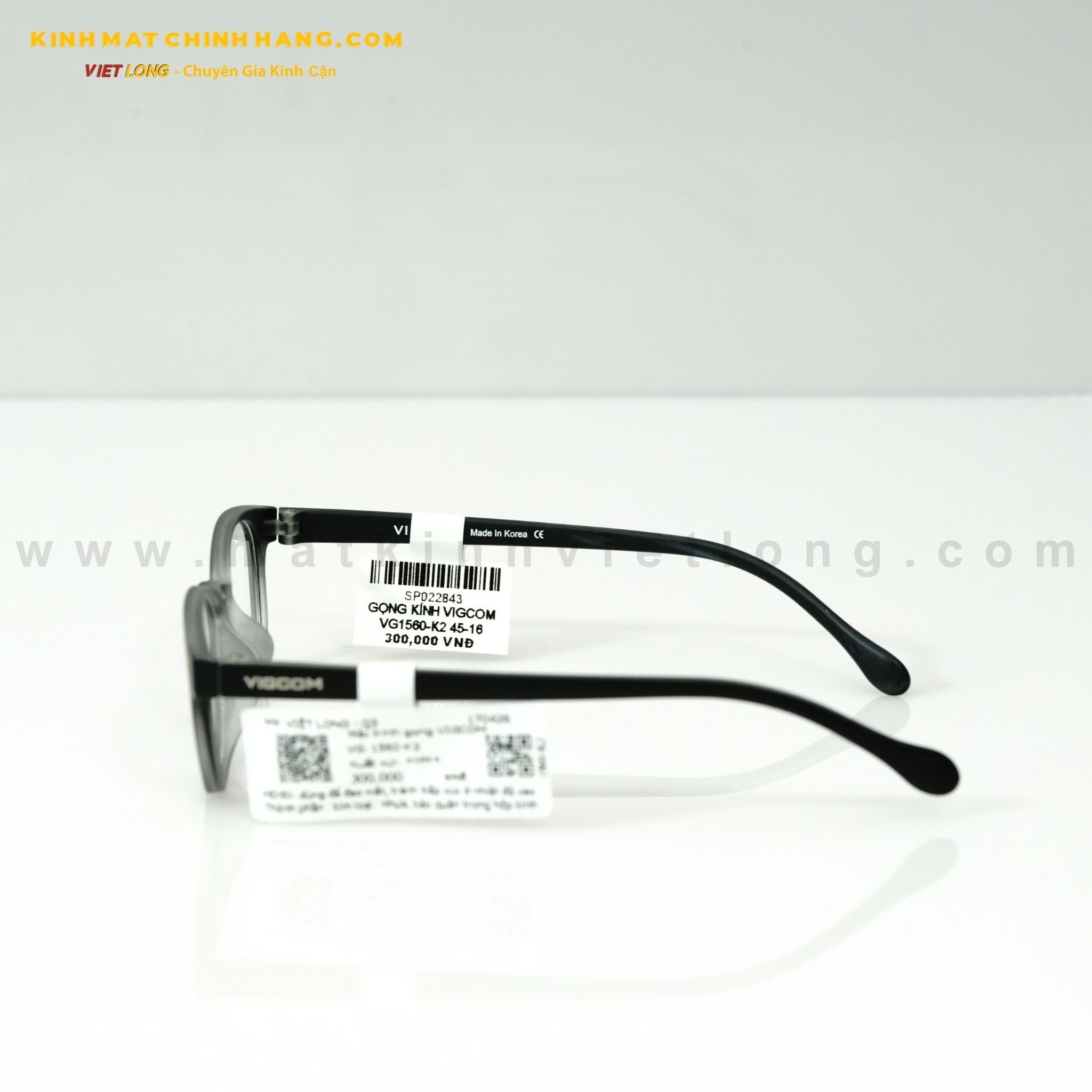  GỌNG KÍNH VIGCOM VG1560-K2 45-16 