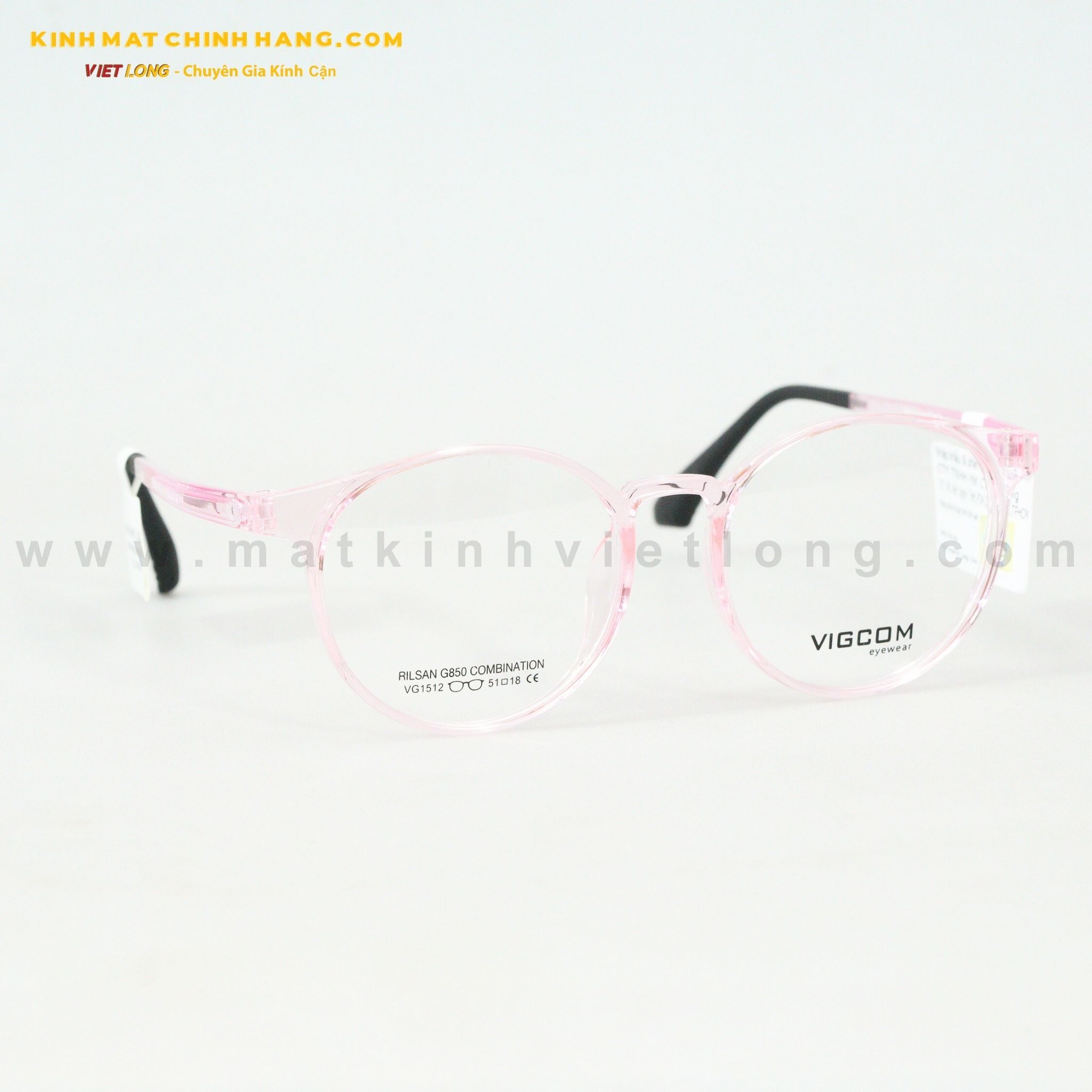  GỌNG KÍNH VIGCOM VG1512-R9 51-18 