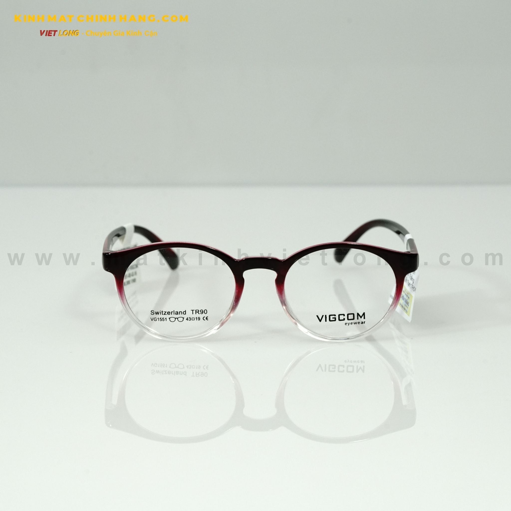  GỌNG KÍNH VIGCOM VG1551-K6 43-19 