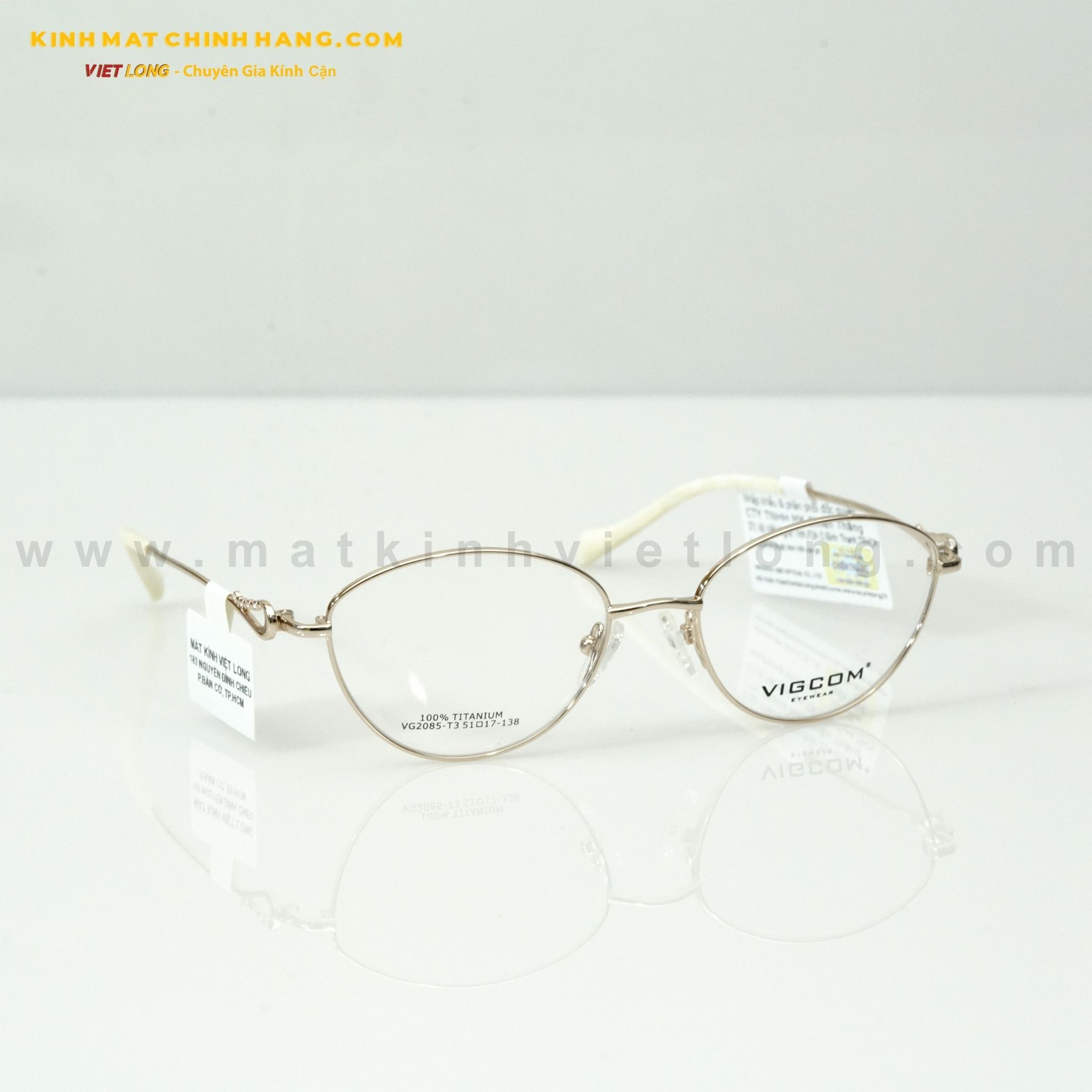  GỌNG KÍNH VIGCOM VG2085-T3 51-17 
