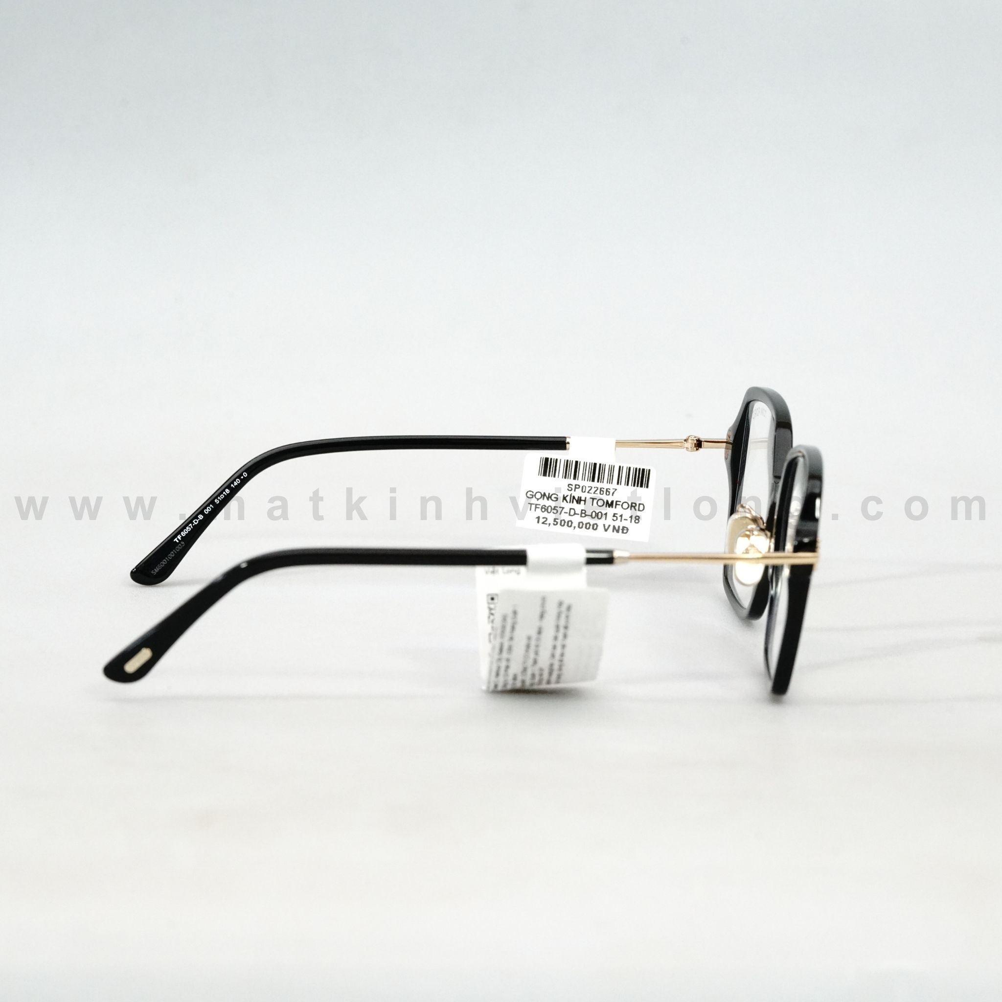  GỌNG KÍNH TOMFORD TF6057-D-B-001 51-18 