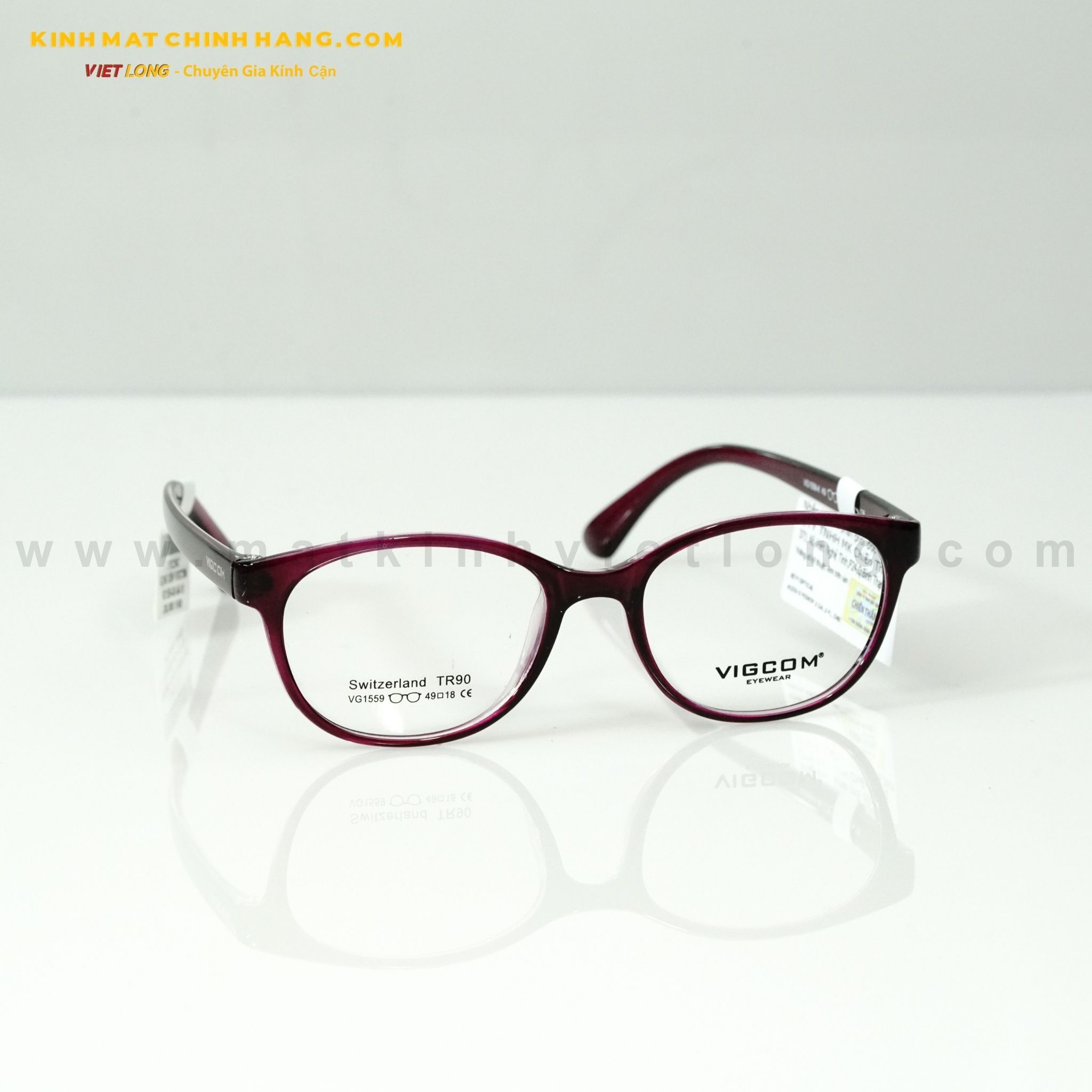  GỌNG KÍNH VIGCOM VG1559-K9 49-18 