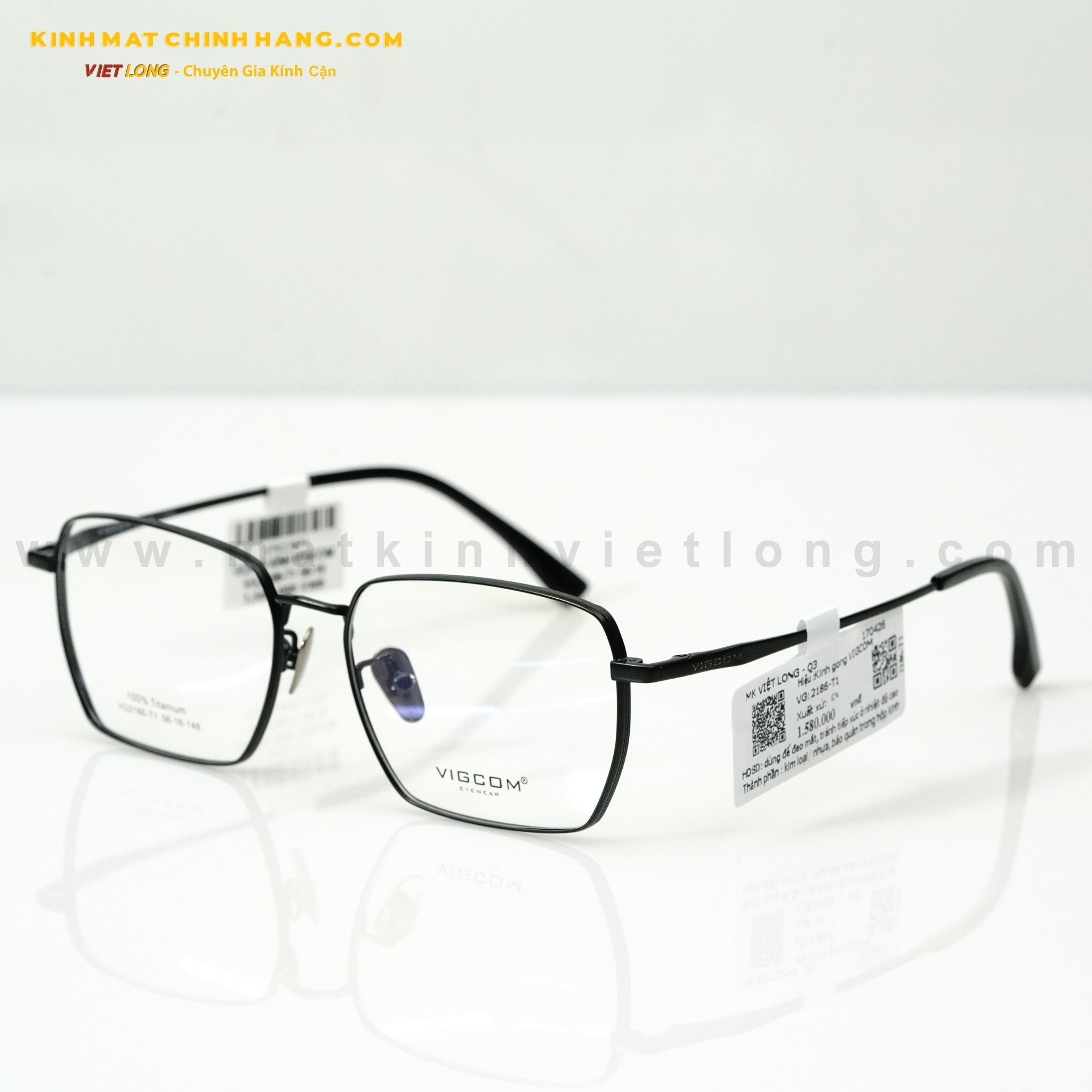  GỌNG KÍNH VIGCOM VG2186-T1 56-16 