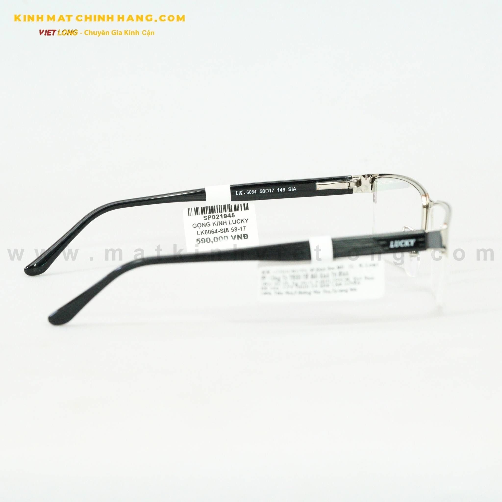  GỌNG KÍNH LUCKY LK6064-SIA 58-17 