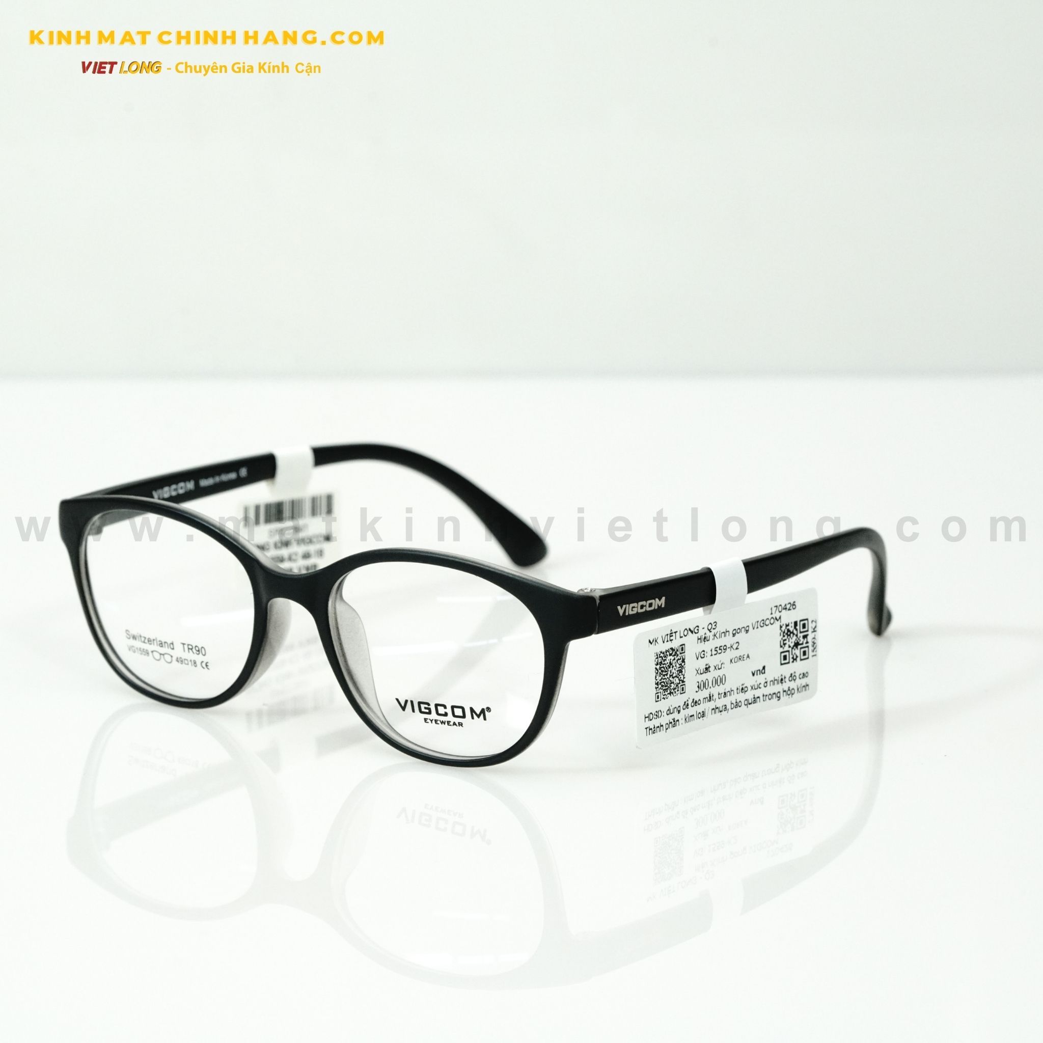  GỌNG KÍNH VIGCOM VG1559-K2 49-18 