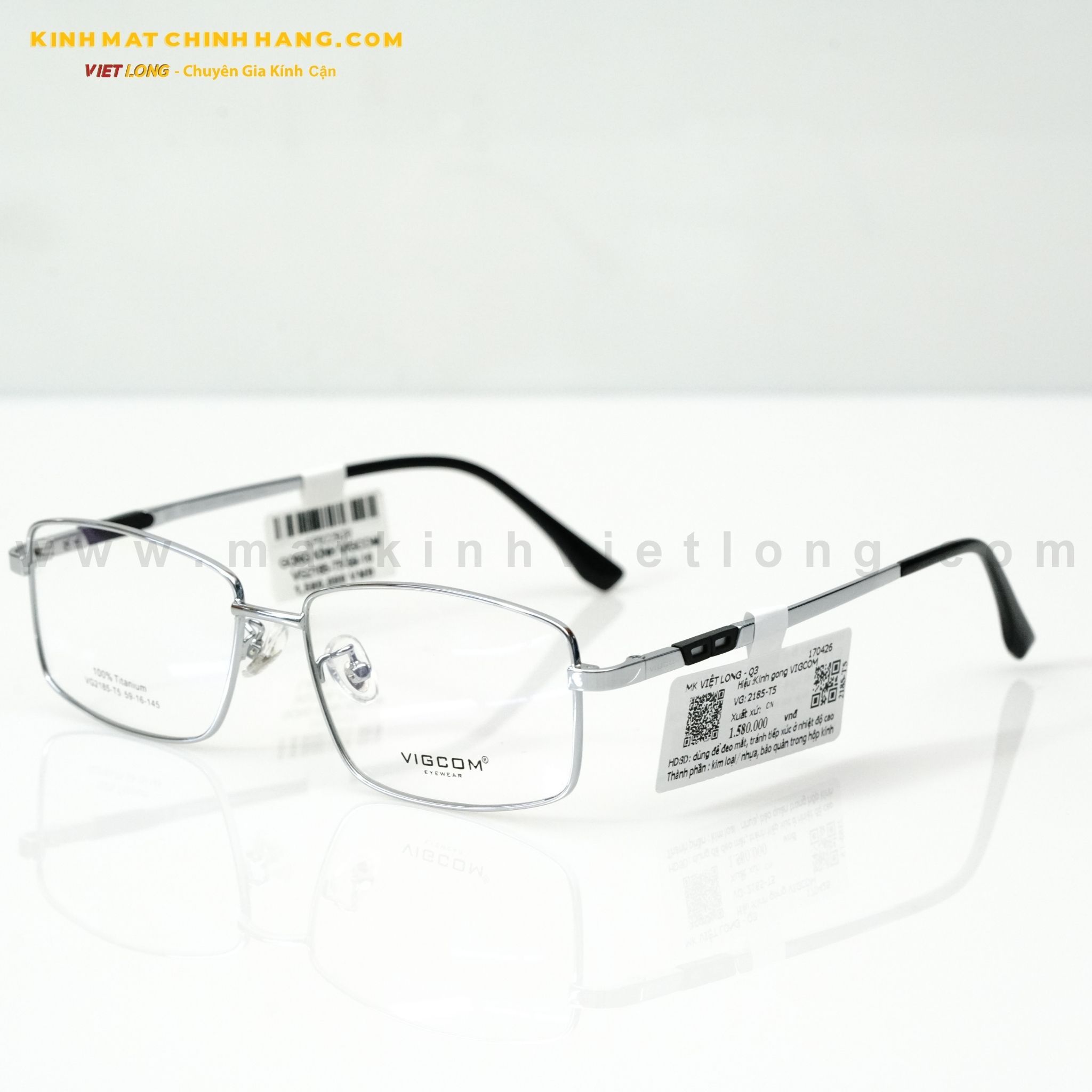  GỌNG KÍNH VIGCOM VG2185-T5 59-16 