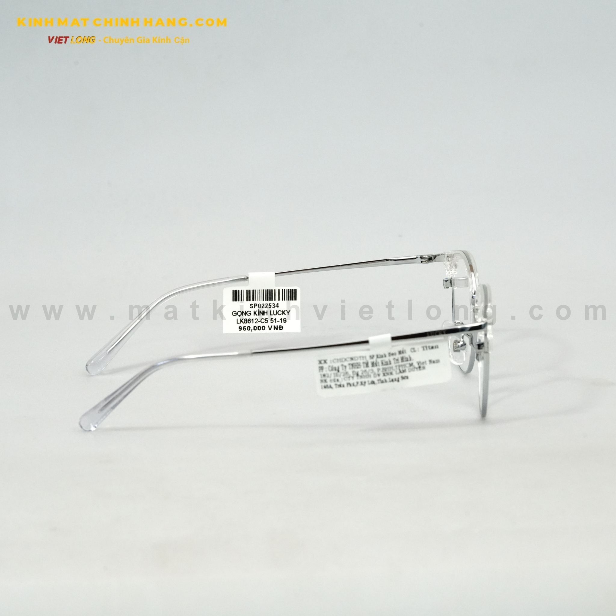  GỌNG KÍNH LUCKY LK8612-C5 51-19 