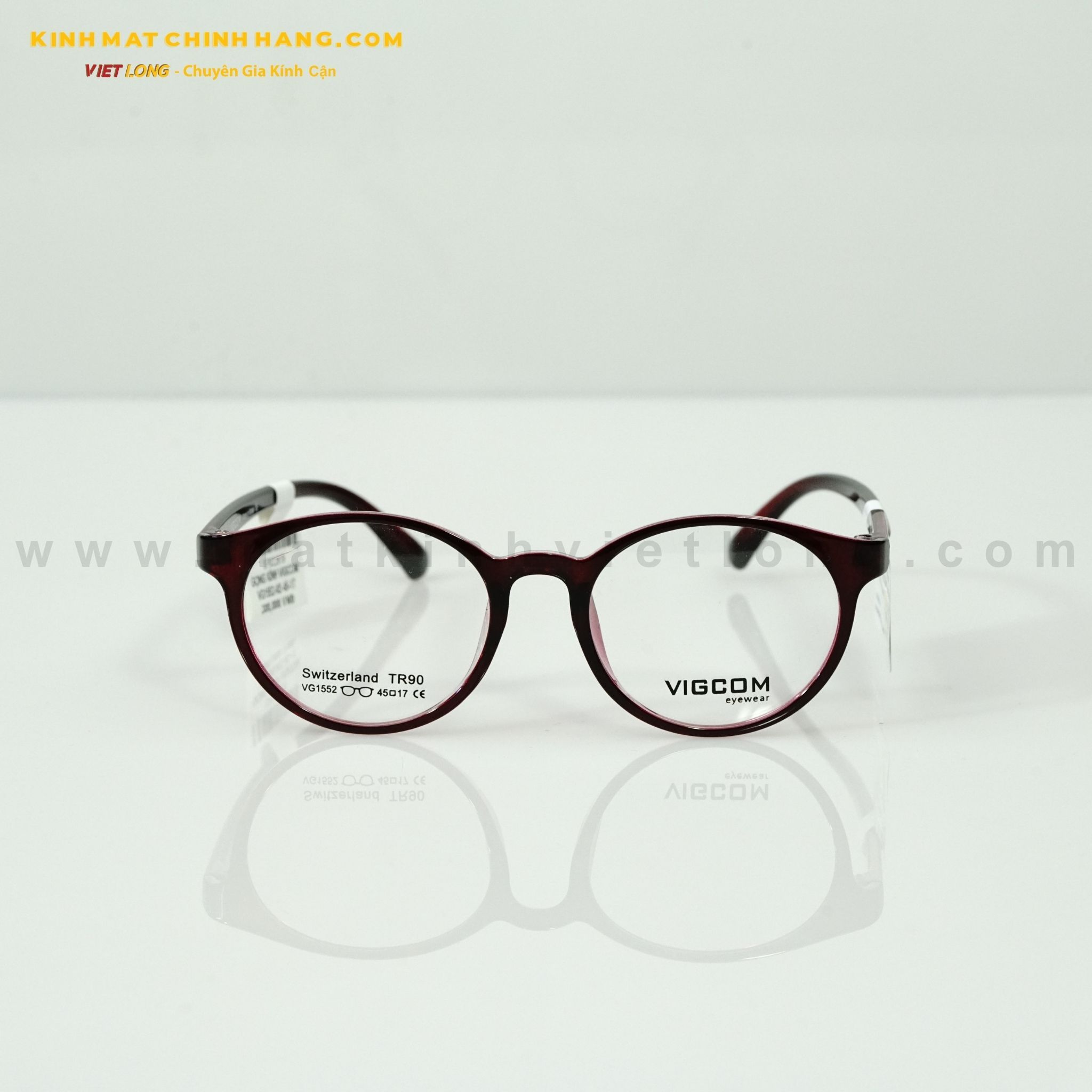 GỌNG KÍNH VIGCOM VG1552-K5 45-17 