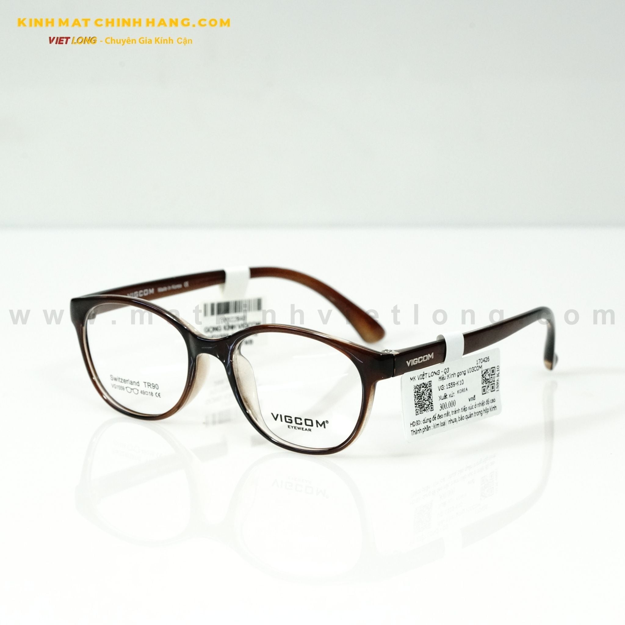  GỌNG KÍNH VIGCOM VG1559-K10 49-18 