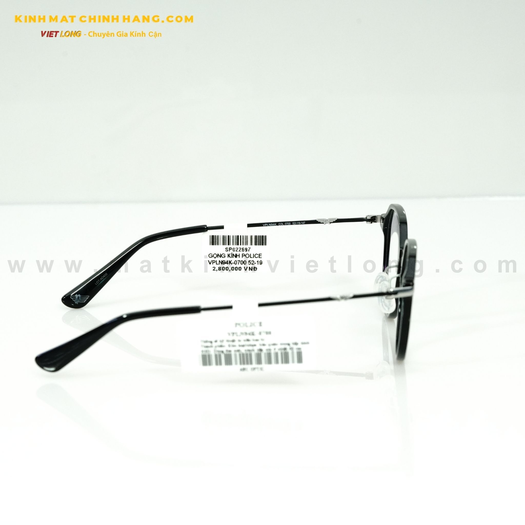 GỌNG KÍNH POLICE VPLN94K-0700 52-19 