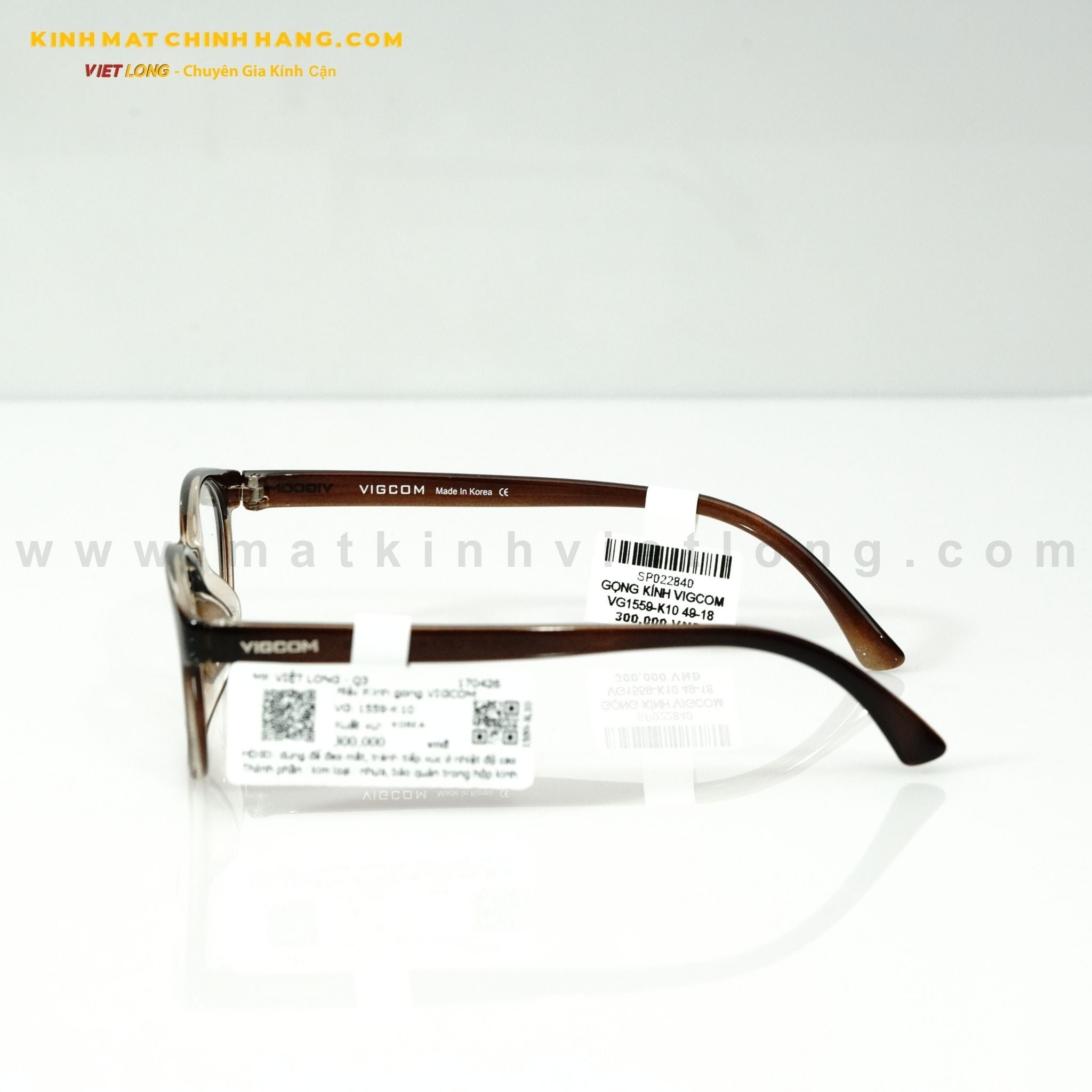  GỌNG KÍNH VIGCOM VG1559-K10 49-18 