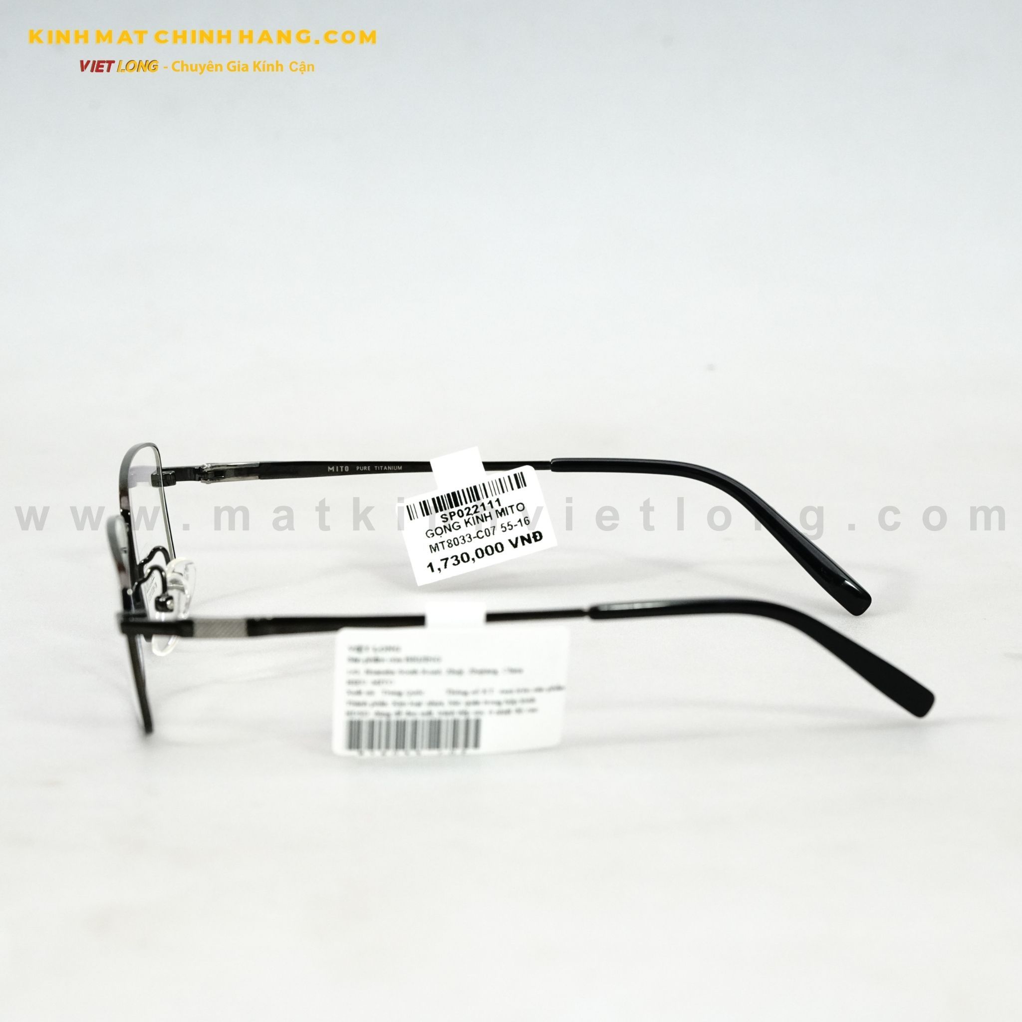  GỌNG KÍNH MITO MT8033-C07 55-16 