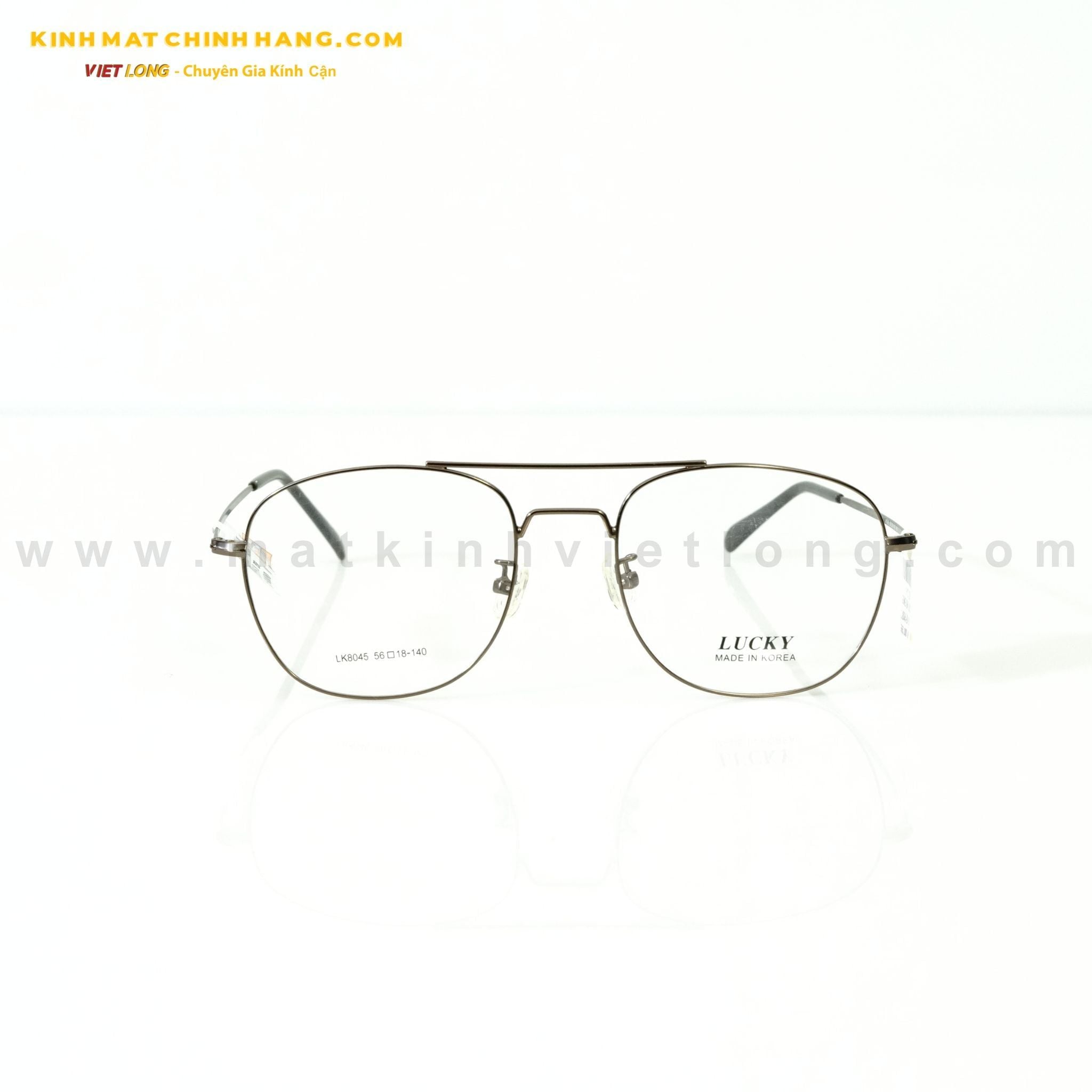  GỌNG KÍNH LUCKY LK8045-BR 56-18 